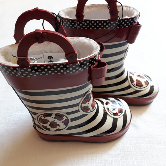 Kids Rubber boots Ladybug Stripe Polka Dots - Picture 5 of 5